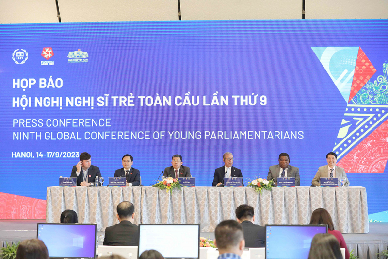 Họp báo công bố kết quả Hội nghị Nghị sĩ trẻ toàn cầu lần thứ 9