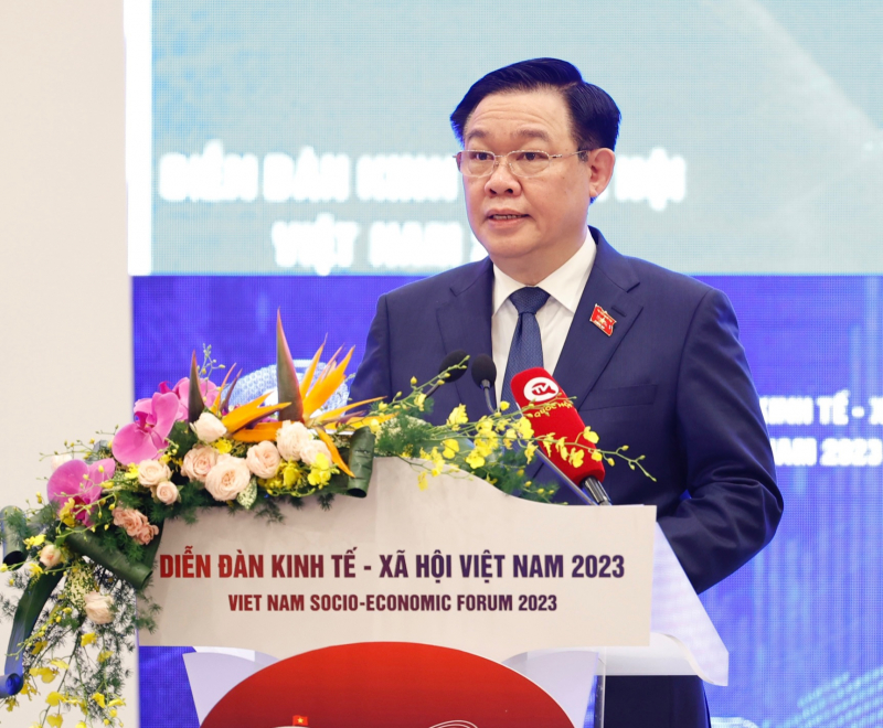 Chủ tịch Quốc hội Vương Đình Huệ: Nâng cao chất lượng thể chế - đột phá chiến lược để phát triển bền vững -0
