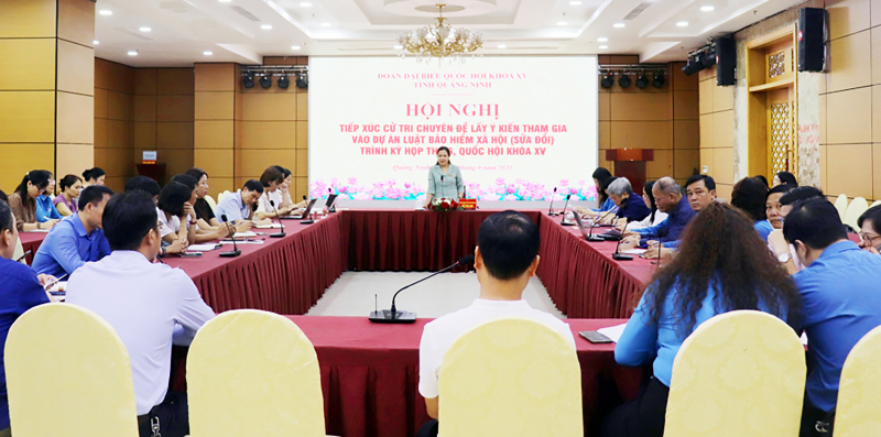 Quảng Ninh: Cử tri kiến nghị bổ sung trợ cấp hưu trí xã hội để hình thành hệ thống bảo hiểm xã hội đa tầng