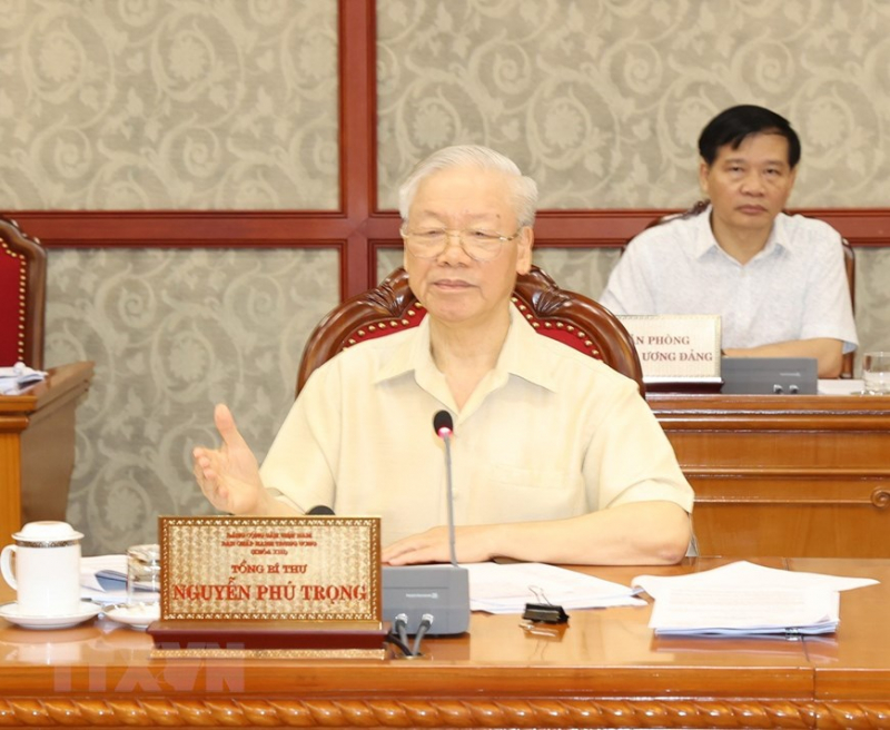 Tổng Bí thư Nguyễn Phú Trọng chủ trì họp Bộ Chính trị, Ban Bí thư thi hành kỷ luật một số tổ chức đảng, đảng viên -0