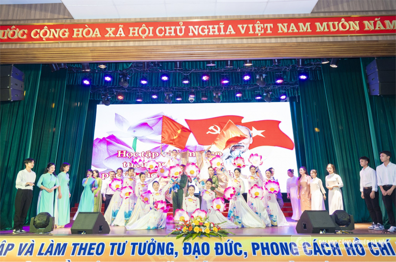 Chung kết cuộc thi Học tập và làm theo tư tưởng, đạo đức, phong cách Hồ Chí Minh tại Trường ĐH Công nghiệp Hà Nội  -4