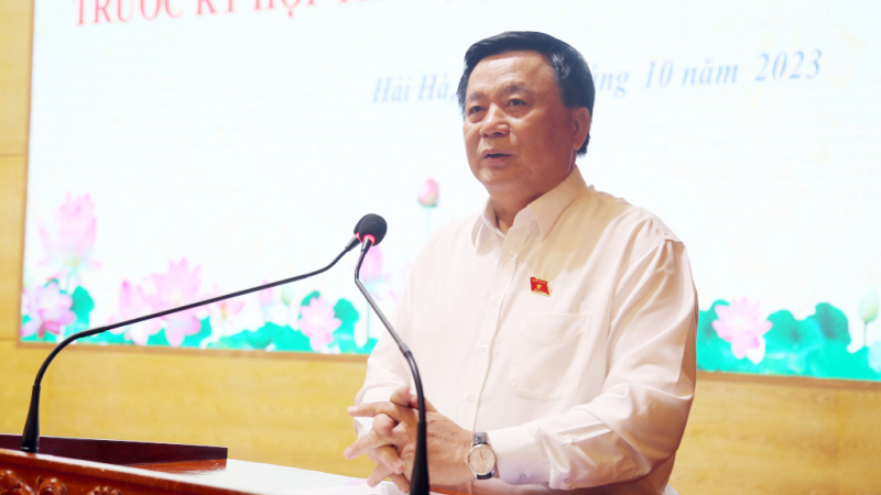 Đoàn ĐBQH tỉnh Quảng Ninh tiếp xúc cử tri huyện Hải Hà -2