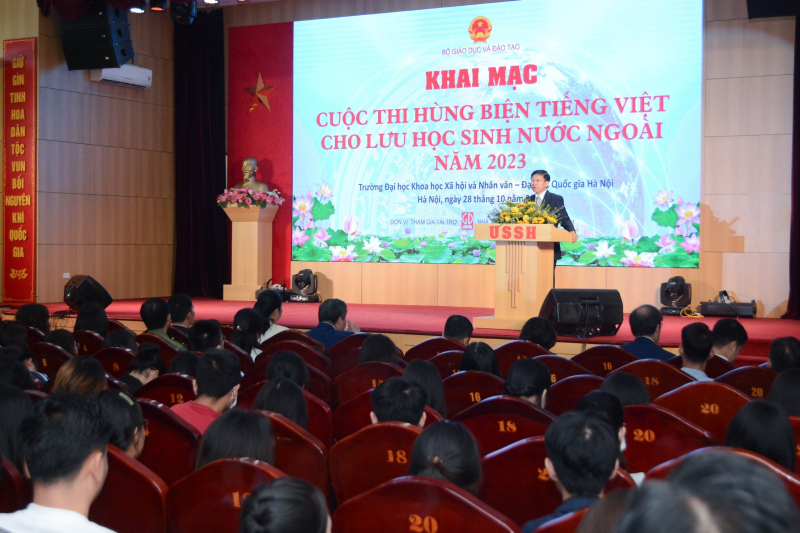 Khai mạc Cuộc thi “Hùng biện tiếng Việt cho lưu học sinh nước ngoài năm 2023” -0