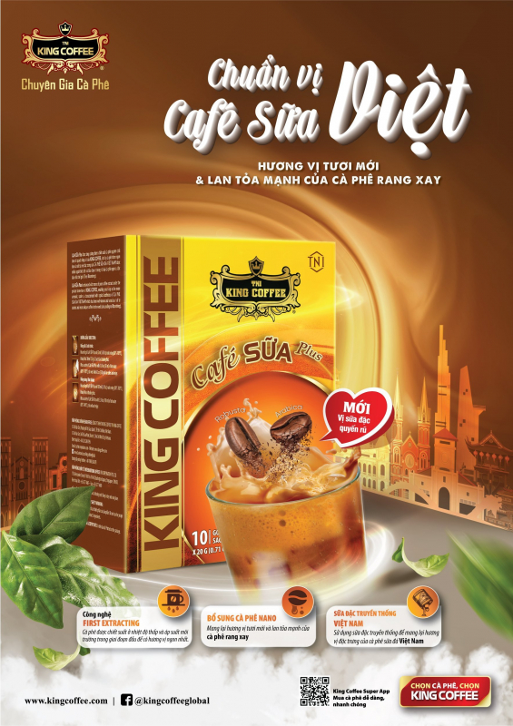 KING COFFEE ra mắt Café SỮA Plus – Hương vị cà phê sữa chuẩn gu Việt! -0