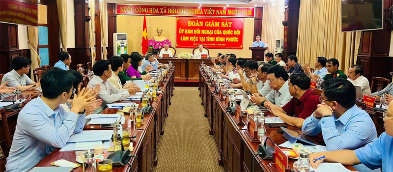 Giám sát thực hiện các điều ước quốc tế biên giới lãnh thổ Việt Nam- Campuchia tại tỉnh Bình Phước -0