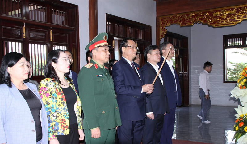 Phó Chủ tịch Quốc hội, Thượng tướng Trần Quang Phương dự Ngày hội Đại đoàn kết toàn dân tộc tại Bắc Kạn -5