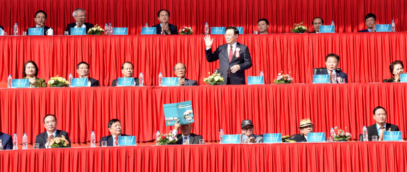 Chủ tịch Quốc hội Vương Đình Huệ dự Lễ kỷ niệm 60 năm thành lập Học viện Tài chính -0