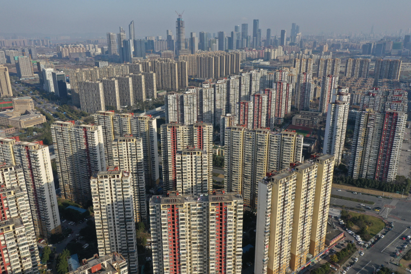 Dự án chung cư của Country Garden ở thành phố Trấn Giang, Trung Quốc - Ảnh: AFP