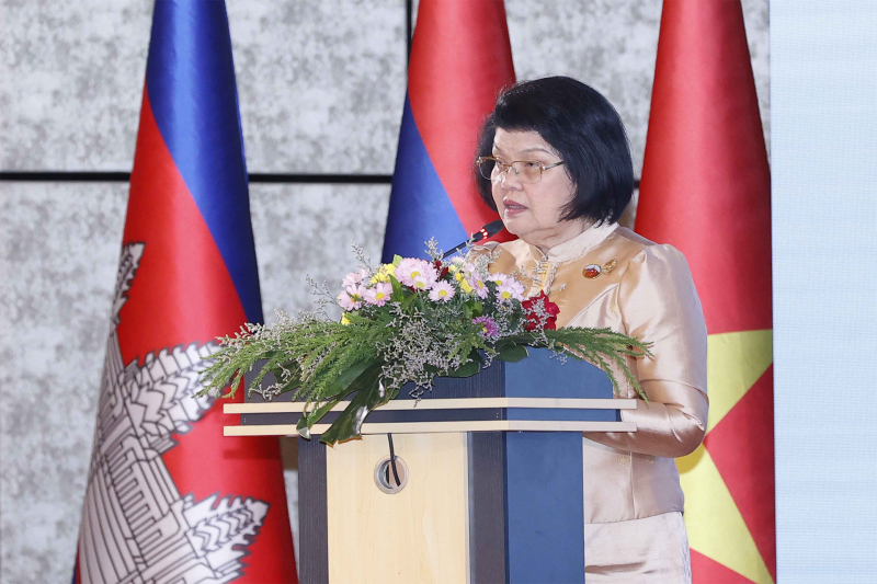 Một số hình ảnh Chủ tịch Quốc hội Vương Đình Huệ dự khai mạc Hội nghị cấp cao Quốc hội 3 nước Campuchia - Lào - Việt Nam lần thứ nhất -5