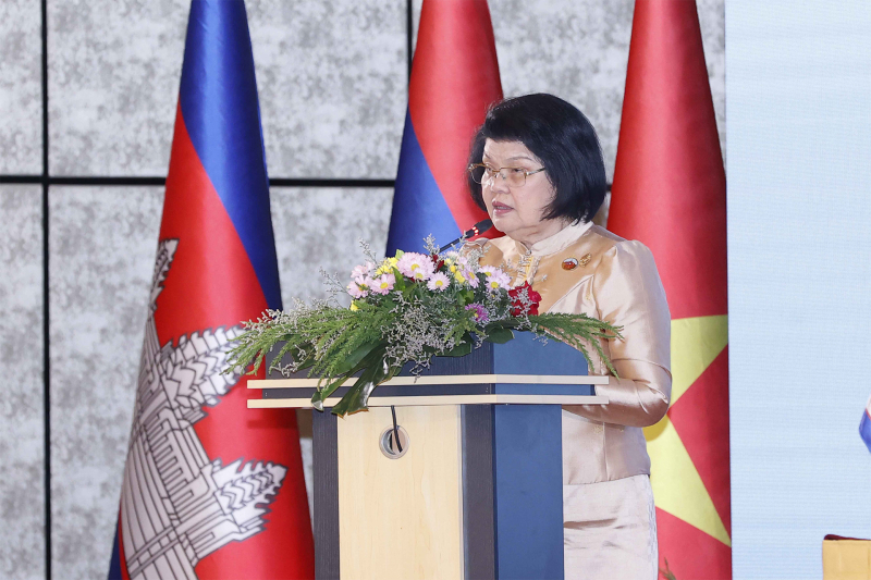 Chủ tịch Quốc hội Vương Đình Huệ dự khai mạc Hội nghị cấp cao Quốc hội 3 nước Campuchia - Lào - Việt Nam lần thứ nhất -2