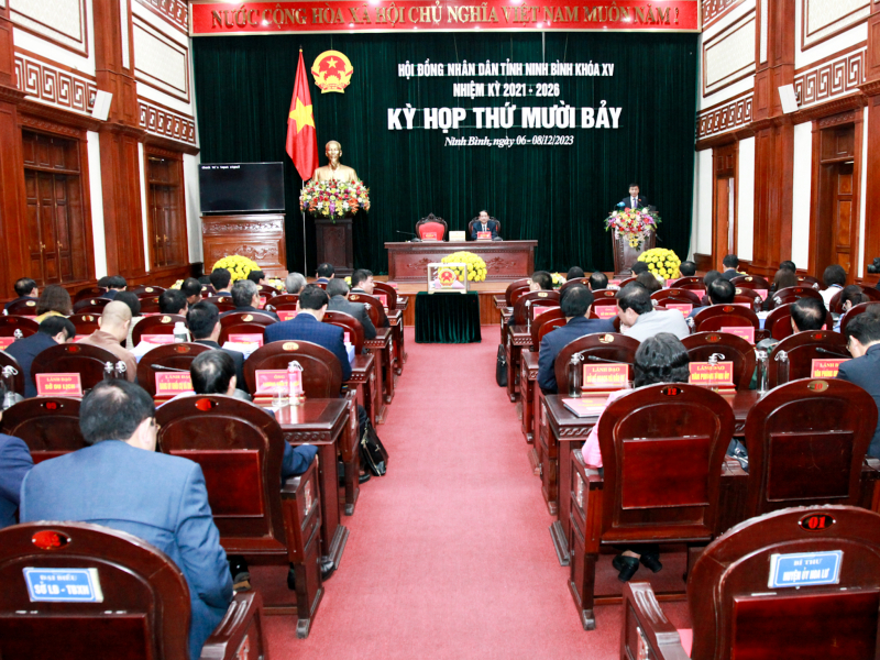 Ninh Bình lấy phiếu tín nhiệm nhân sự chủ chốt tại kỳ họp HĐND cuối năm