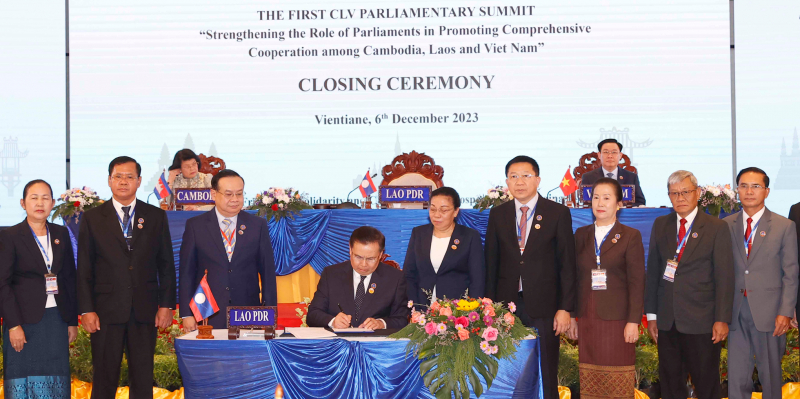 Hội nghị cấp cao Quốc hội ba nước Campuchia - Lào - Việt Nam lần thứ nhất thành công tốt đẹp