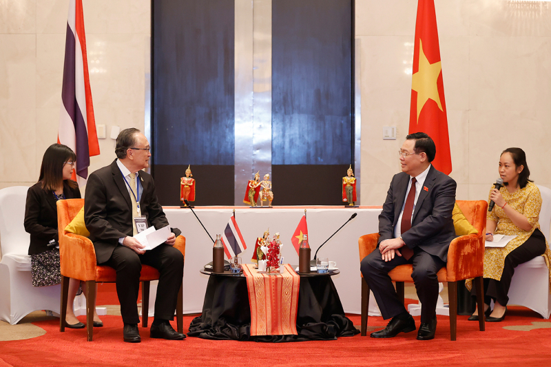 Chủ tịch Quốc hội Vương Đình Huệ: Phấn đấu đạt kim ngạch thương mại hai chiều cao hơn nữa, tương xứng với quan hệ tốt đẹp Việt Nam - Thái Lan