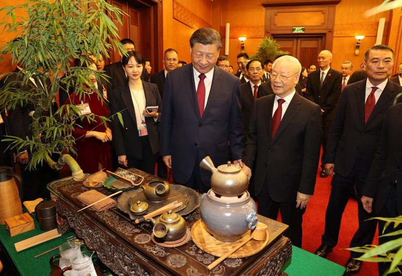 Tổng Bí thư Nguyễn Phú Trọng hội đàm với Tổng Bí thư, Chủ tịch nước Trung Quốc Tập Cận Bình -0