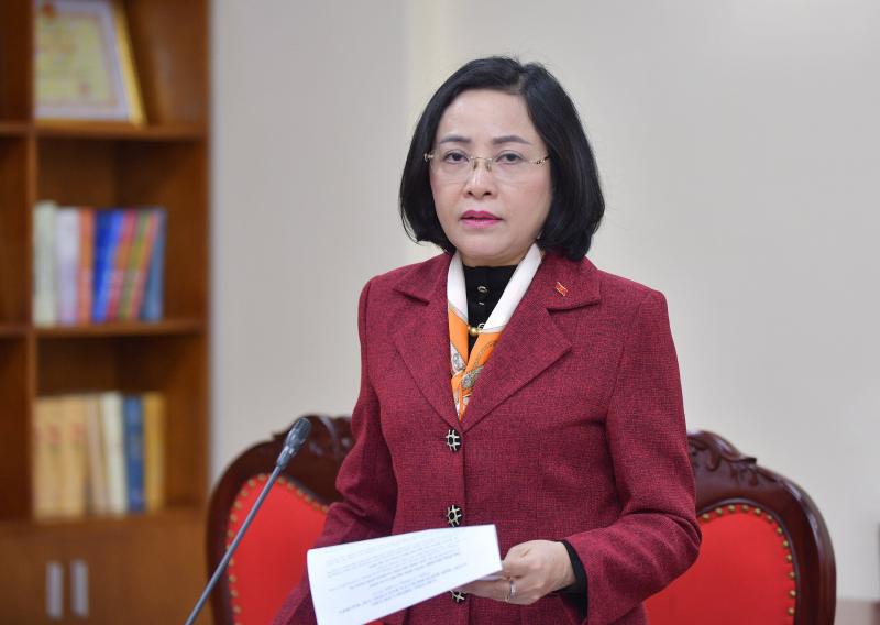 Trưởng Ban Công tác đại biểu Nguyễn Thị Thanh phát biểu - ảnh: T. Chi 