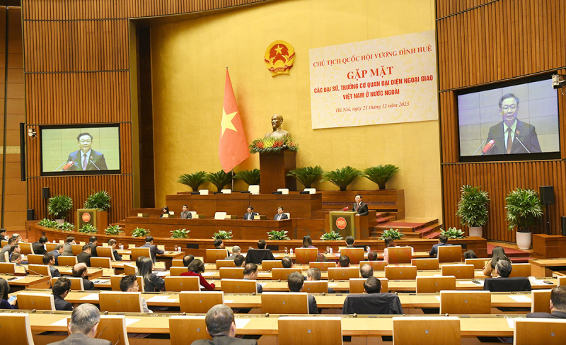 Chủ tịch Quốc hội Vương Đình Huệ: Phát huy bản sắc đối ngoại Việt Nam, không ngừng đổi mới, linh hoạt trong tư duy, cách làm -3