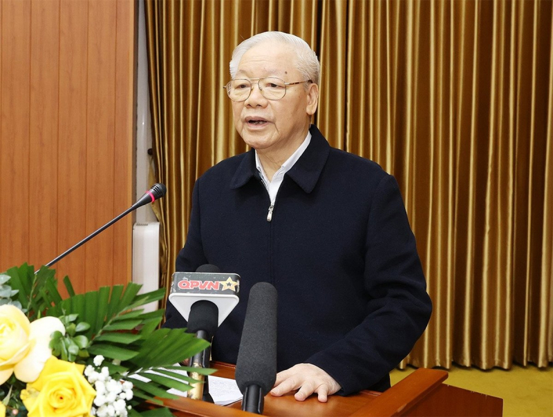 Tổng Bí thư Nguyễn Phú Trọng chủ trì Hội nghị Quân ủy Trung ương -2