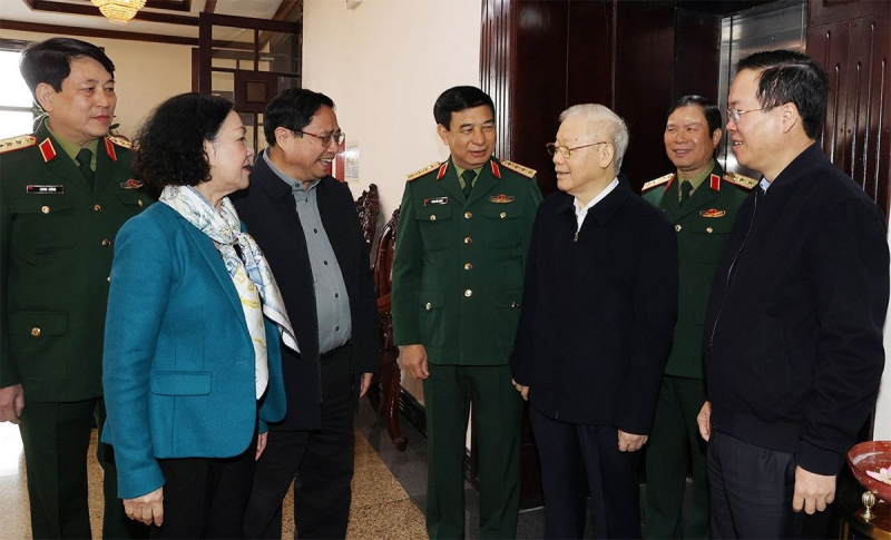 Tổng Bí thư Nguyễn Phú Trọng chủ trì Hội nghị Quân ủy Trung ương -3