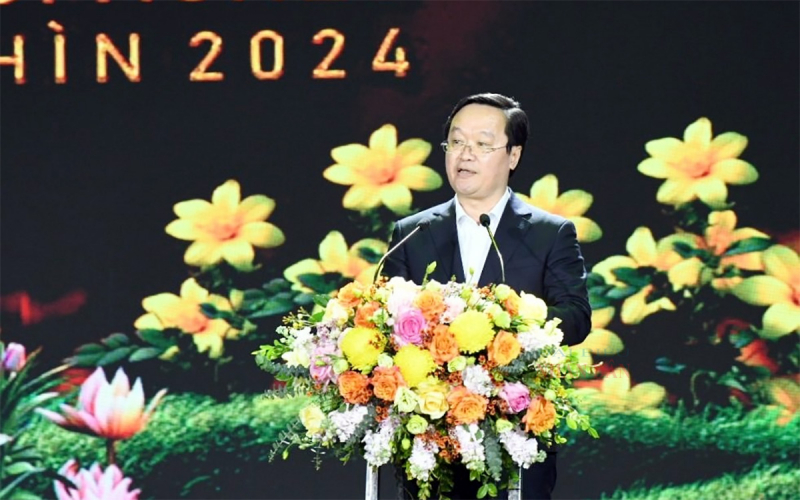 Chủ tịch Quốc hội Vương Đình Huệ dự Chương trình “Tết vì người nghèo –Xuân Giáp Thìn 2024” tại tỉnh Nghệ An -0