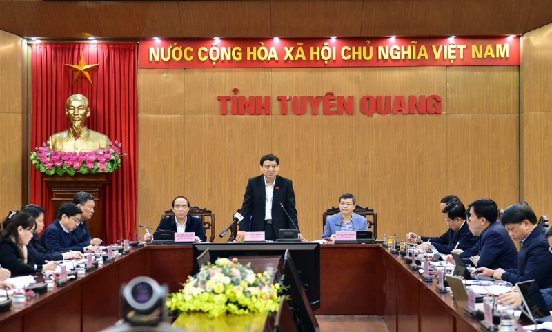 Rà soát tiến độ xây dựng huyện Sơn Dương đạt chuẩn nông thôn mới