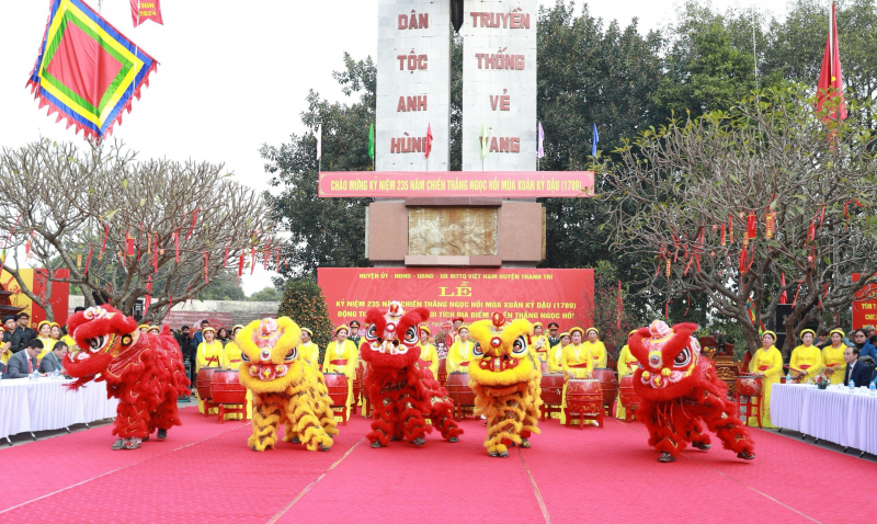 Huyện Thanh Trì tổ chức Lễ kỷ niệm 235 năm Chiến thắng Ngọc Hồi, mùa Xuân năm Kỷ Dậu (1789) -0