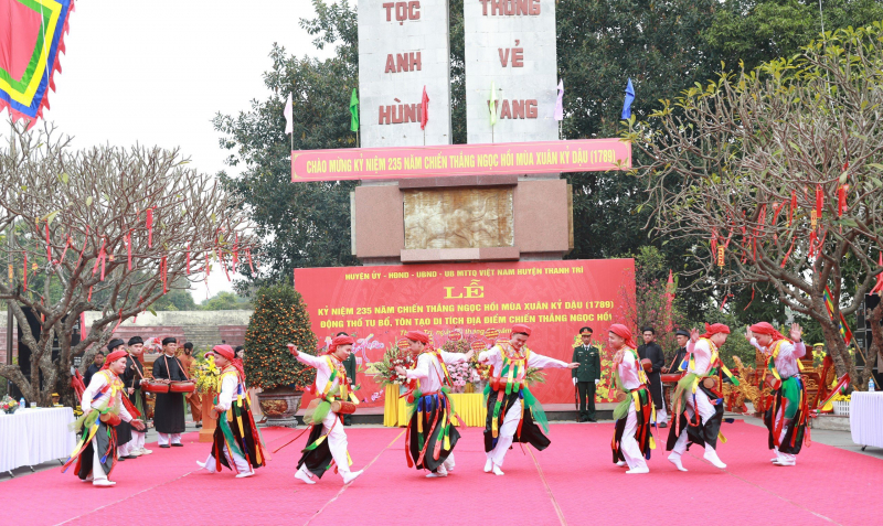 Huyện Thanh Trì tổ chức Lễ kỷ niệm 235 năm Chiến thắng Ngọc Hồi, mùa Xuân năm Kỷ Dậu (1789) -2