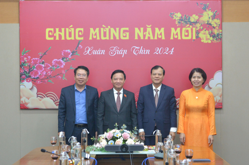 Phó Chủ tịch Quốc hội Nguyễn Khắc Định thăm Viện Nghiên cứu lập pháp và Báo Đại biểu Nhân dân -0