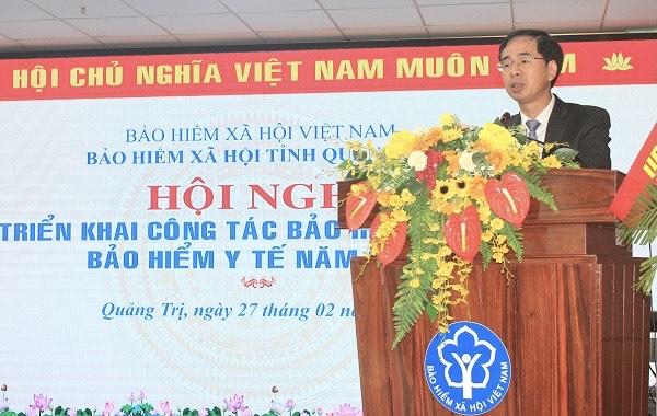 Phó Tổng Giám đốc BHXH Việt Nam Đào Việt Ánh phát biểu tại Hội nghị.   Ảnh: BH