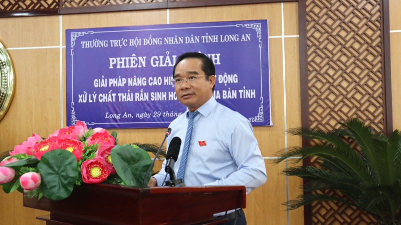  Ủy viên Trung ương Đảng, Bí thư Tỉnh ủy, Chủ tịch HĐND tỉnh Nguyễn Văn Được kết luận Phiên giải trình