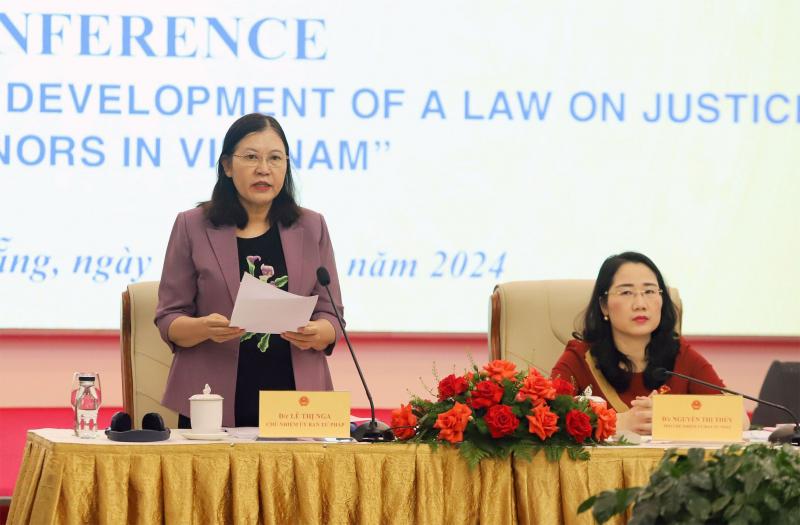 Hội nghị về “Những định hướng lớn xây dựng Luật Tư pháp người chưa thành niên ở Việt Nam” -0