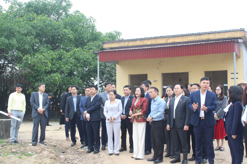 Đoàn giám sát của Quốc hội khảo sát thực tế dự án quan trọng quốc gia tại Hưng Yên -0