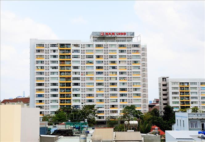 Các căn hộ nhà ở xã hội khu dân cư Nam Long, Quận 7, TP Hồ Chí Minh. Ảnh: Hồng Đạt/TTXVN