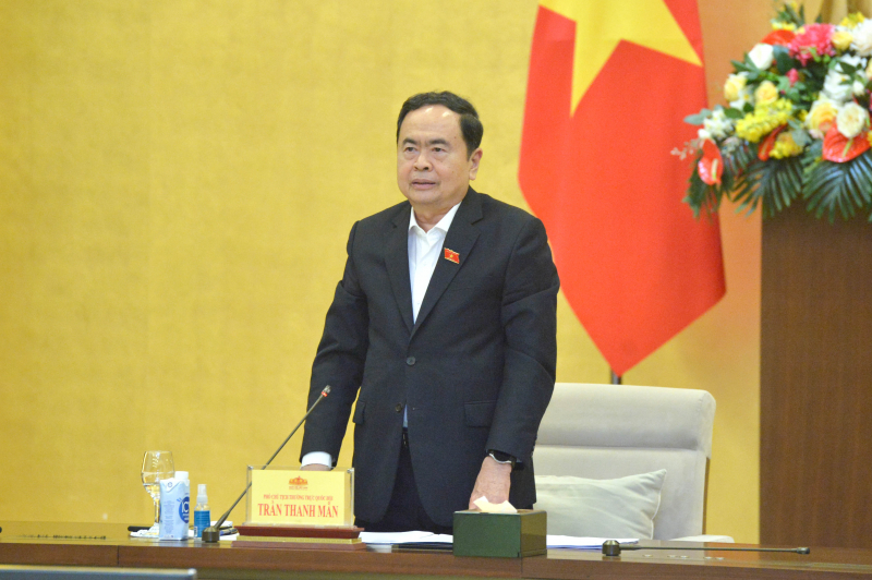 Phó Chủ tịch Thường trực Quốc hội Trần Thanh Mẫn gặp mặt Đoàn Đại biểu HĐND tiêu biểu các cấp tỉnh Tuyên Quang -0