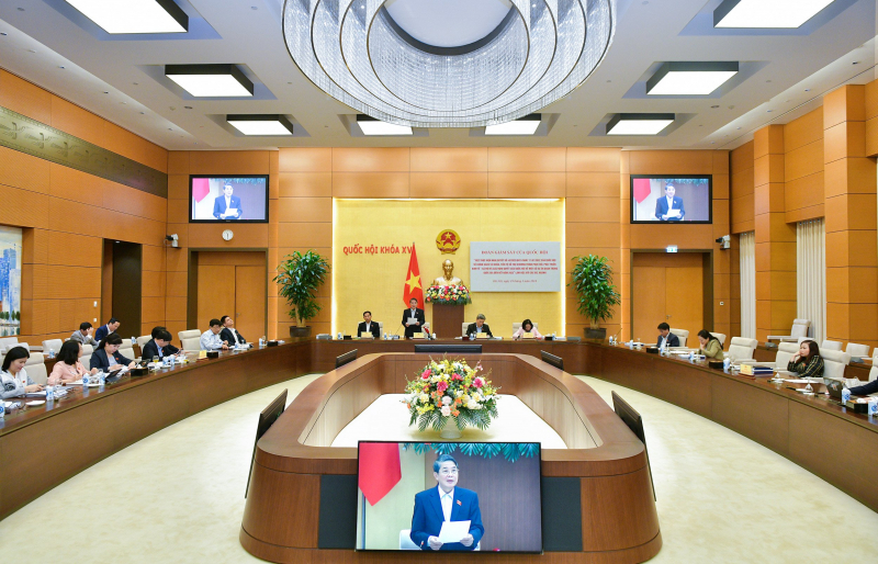 Phó Chủ tịch Quốc hội Nguyễn Đức Hải chủ trì cuộc làm việc với Ngân hàng Nhà nước, Ngân hàng Chính sách xã hội và 3 Bộ, ngành -0