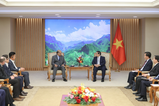 Thủ tướng Phạm Minh Chính tiếp lãnh đạo các Tập đoàn chíp bán dẫn của Hoa Kỳ và Hàn Quốc -0