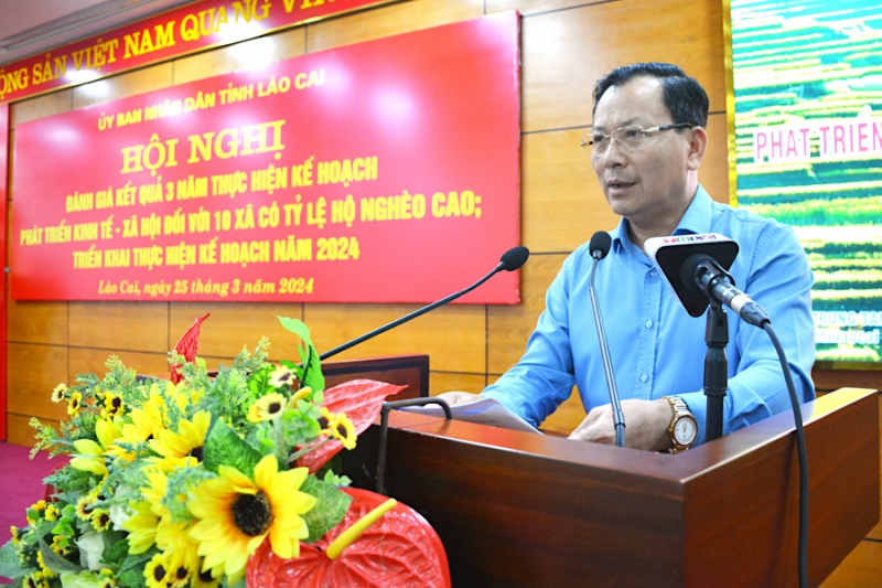 Lào Cai: Triển khai kế hoạch phát triển kinh tế - xã hội năm 2024 đối với 10 xã có tỷ lệ hộ nghèo cao -0