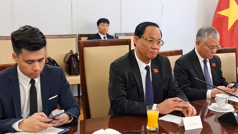 Phó Chủ tịch Quốc hội, Thượng tướng Trần Quang Phương hội đàm với Phó Chủ tịch Thượng viện Ba Lan -0