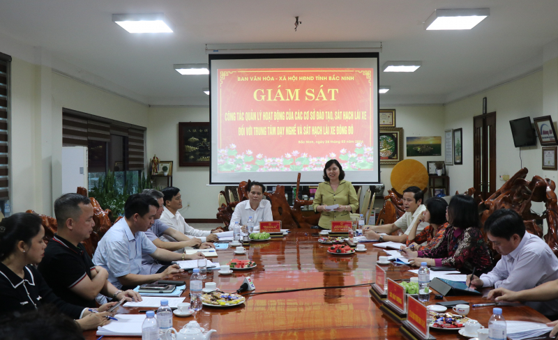 Bắc Ninh: Giám sát công tác hoạt động quản lý, đào tạo, sát hoạch, cấp giấy phép lái xe trên địa bàn tỉnh  -0