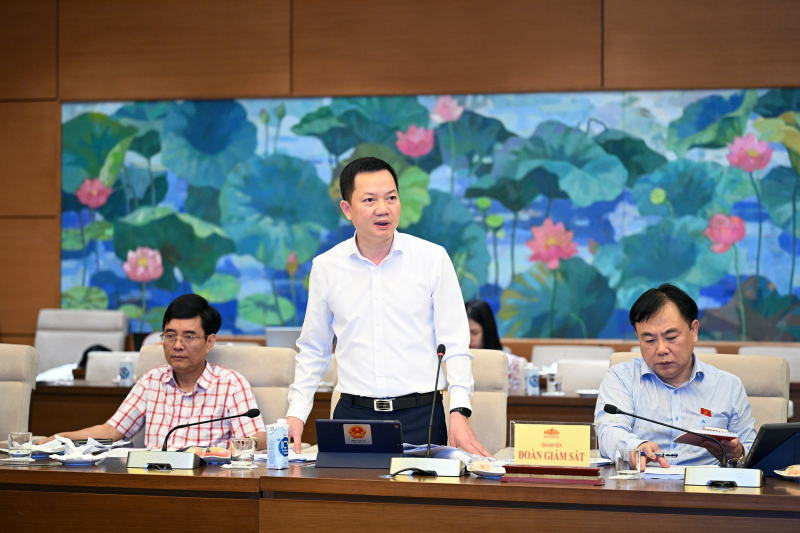 Phó Chủ tịch Quốc hội Nguyễn Đức Hải chủ trì phiên họp của Đoàn giám sát của Quốc hội về thực hiện Nghị quyết số 43 -9