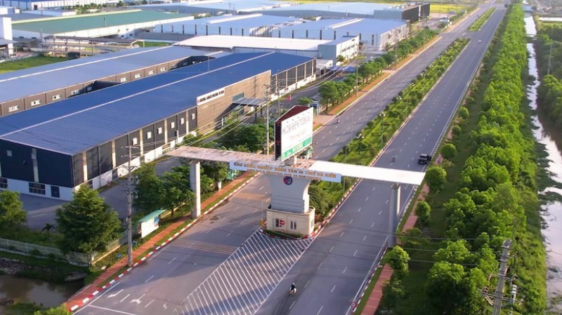 Khu công nghiệp Đồng Văn III, tỉnh Hà Nam. Ảnh: VGP