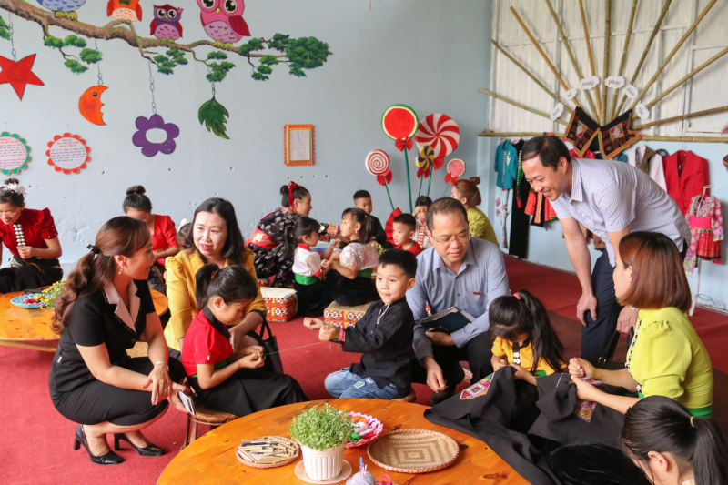 Huyện Điện Biên, tỉnh Điện Biên: Tỷ lệ huy động trẻ mẫu giáo 3 - 5 tuổi đạt 99,9%