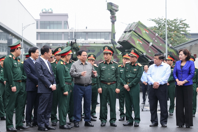Thủ tướng Phạm Minh Chính thăm, làm việc với Tập đoàn Công nghiệp - Viễn thông Quân đội -0
