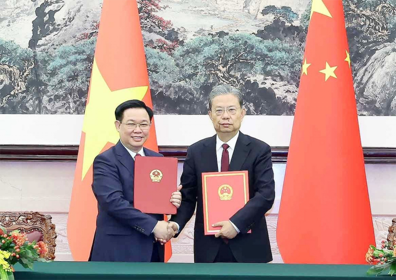 Chuyến thăm của Chủ tịch Quốc hội tiếp tục là bước tiến mới trong quan hệ Việt Nam - Trung Quốc -1