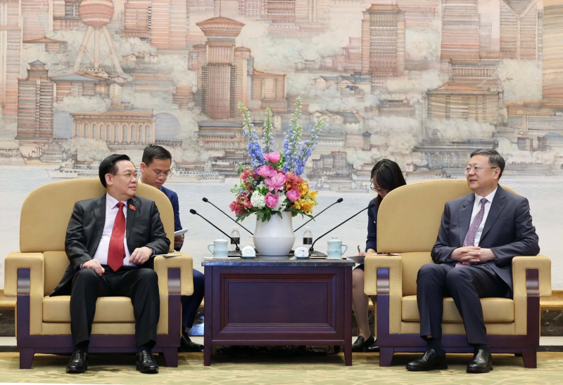 Chủ tịch Quốc hội Vương Đình Huệ thăm chính thức nước Cộng hòa Nhân dân Trung Hoa -2