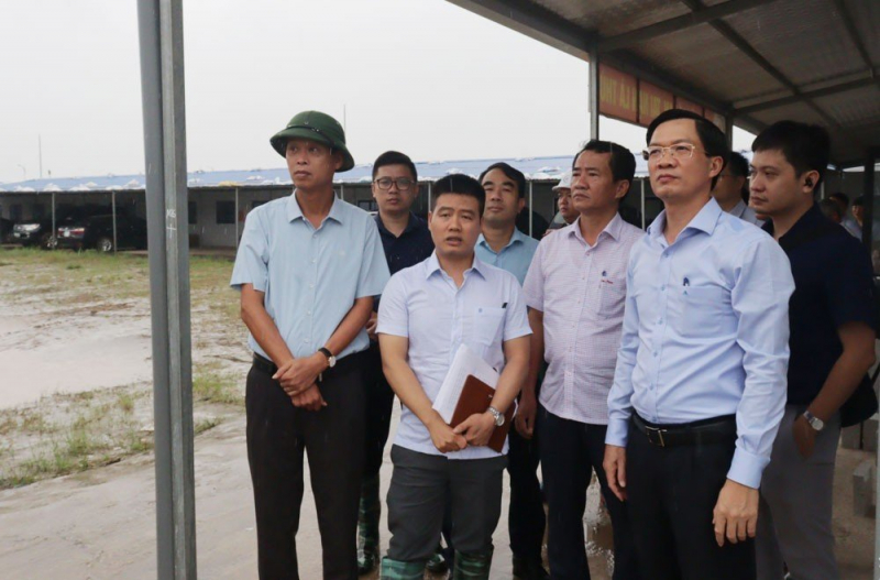 Đoàn giám sát HĐND thành phố Hải Phòng khảo sát tiến độ triển khai một số dự án trọng điểm trên địa bàn huyện Thủy Nguyên Ảnh T. Lâm