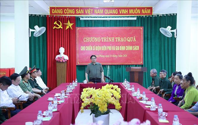 Thủ tướng Phạm Minh Chính tri ân những người làm nên Chiến thắng Điện Biên Phủ -0