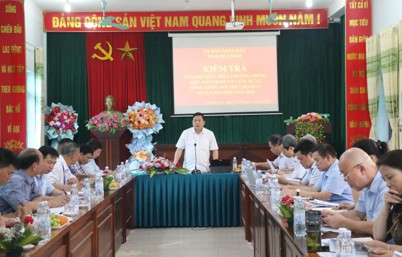 Huyện Kim Bôi, Hòa Bình: Phấn đấu đưa 2 xã Kim Lập, Xuân Thủy đạt chuẩn NTM -0