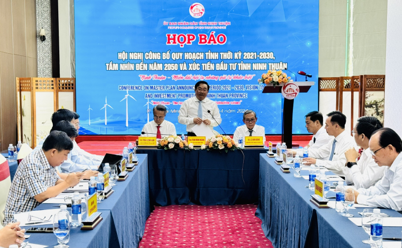 Họp báo Công bố Quy hoạch và Xúc tiến đầu tư tỉnh Ninh Thuận năm 2024 -0