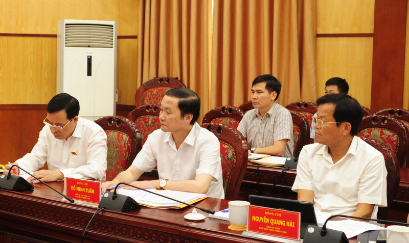 Đoàn giám sát của Ủy ban Thường vụ Quốc hội về đơn vị sự nghiệp công lập làm việc với UBND tỉnh Thanh Hóa -0