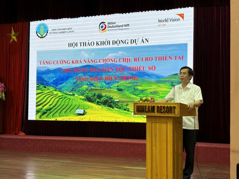 Khởi động Dự án "Tăng cường khả năng chống chịu rủi ro thiên tai cho đồng bào dân tộc thiểu số tỉnh Điện Biên"